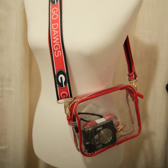 Georgia Bulldogs Gameday Clear Bag with Go Dawgs Strap - Picture 1 of 5